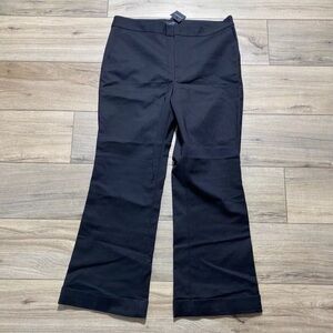 Club Monaco Women Cropped Kick‎ Flare Pants Size 12 Black